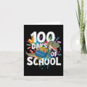 Cartão Professor de equipamento engraçado para 100 dias &