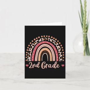Cartão Professor De Grau segundo Diversão Do Arco-Íris Vo