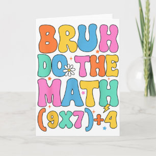 Cartão Professor de Matemática 67 Meme Matemática Engraça