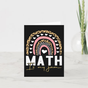 Cartão Professor de Matemática - A Matemática é o meu Emp