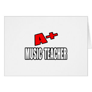 Cartão Professor de Música A+