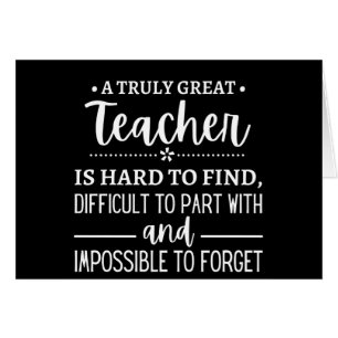 Cartão Professor verdadeiramente Excelente