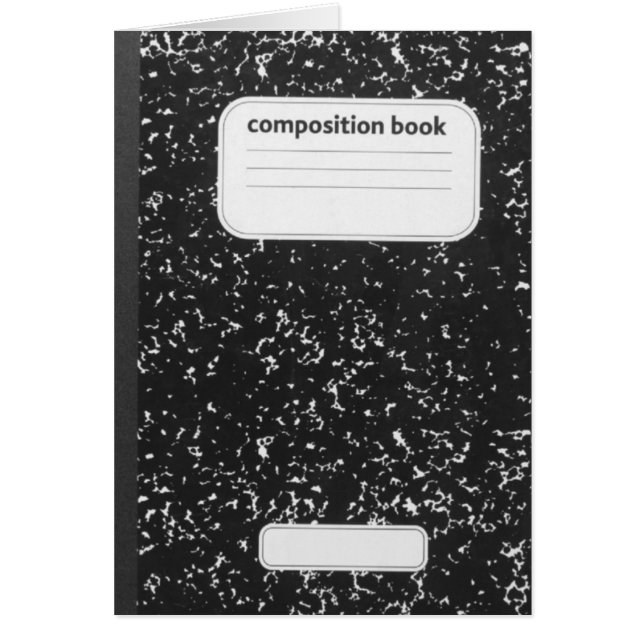 Cartão Professora do livro de composição (Frente)