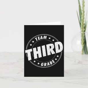 Cartão Professora Do Terceiro Grau De Volta À Escola 3r