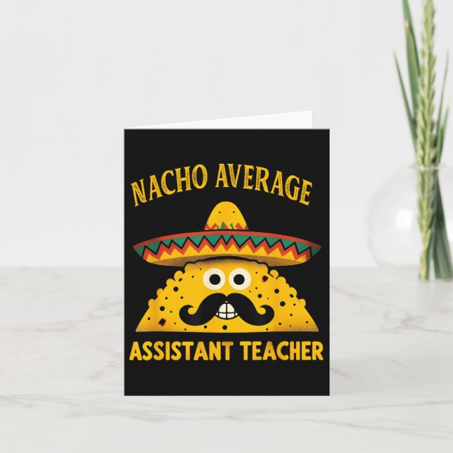 Cartão Professora média Nacho Istant Cinco de Mayo Profes (Frente)