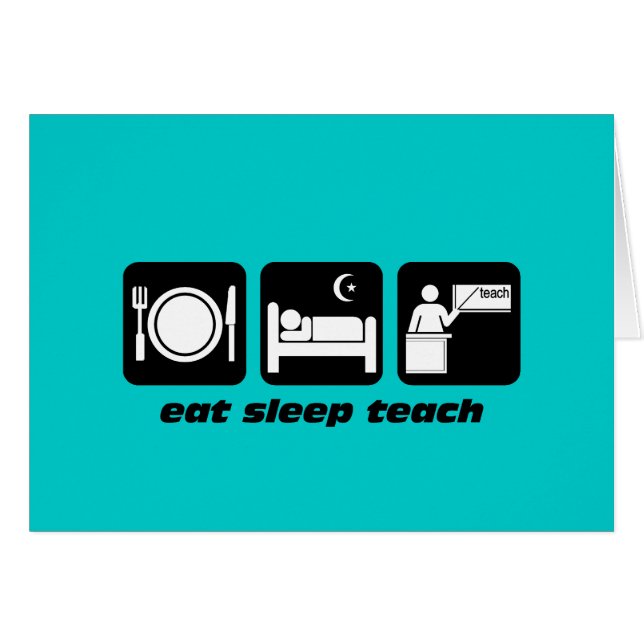 Cartão Professores engraçados (Frente Horizontal)