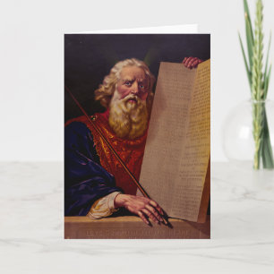 Cartão Profeta Moisés no Monte Sinai – Épico de Alta Fide