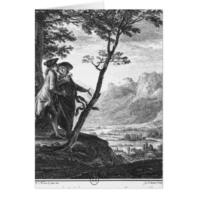 Cartão Profissão da fé do vigário de Savoyard (Frente)