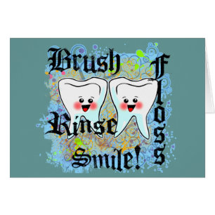 Cartão Profissionais dentais dos dentistas