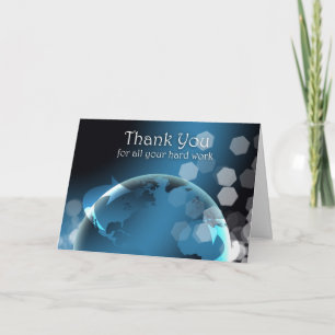 Cartão profissional do dia da administração -