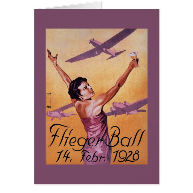 Cartão Programa de aviação no Hotel Wagner Promo Poster (Frente)