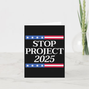 Cartão Projeto 2025 Anti Trump U Flag Women Policy M