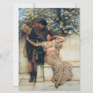 Cartão Promessa de Primavera (Namorado e Namorada)