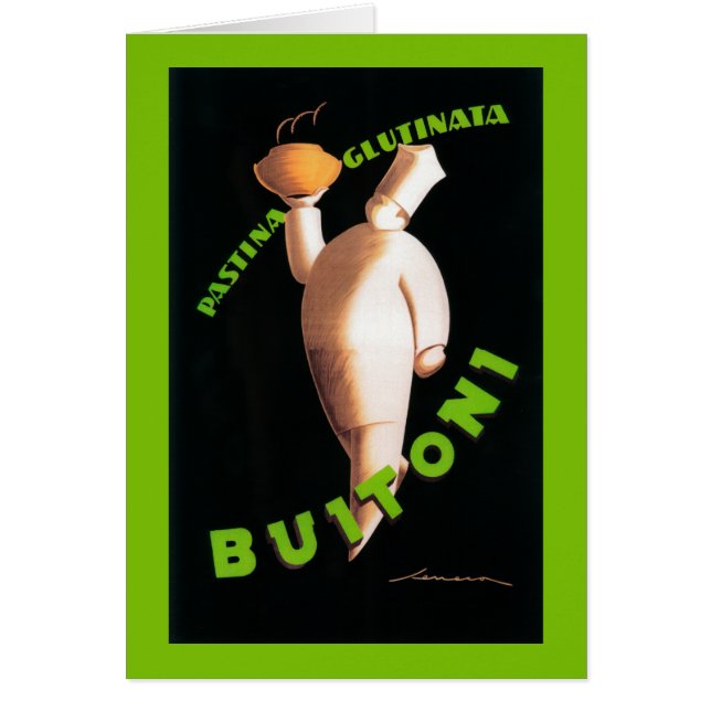 Cartão Promocional de massa de Buitoni (Frente)
