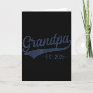Cartão Promovido a Avô 2025 Avô Est 2025 Camiseta_