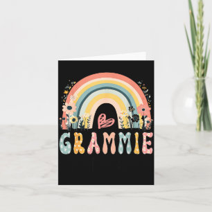 Cartão Promovido para Grammie Est 2026 Boho Floral Arco-í