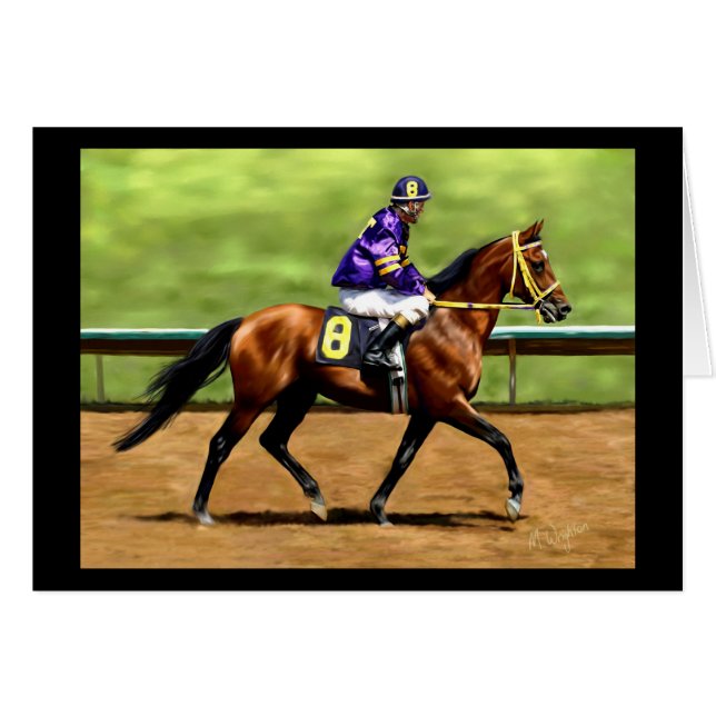 Cartão Pronto para Executar - Pintura em Cavalo (Frente Horizontal)