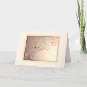 Cartão Pronto para o encorajamento de Primavera