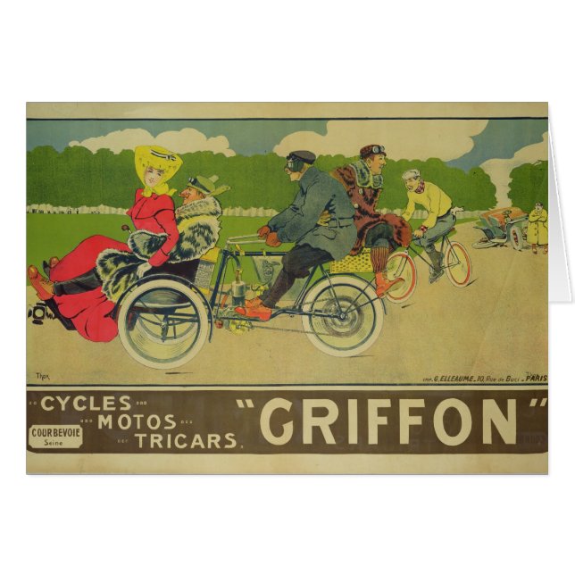 Cartão Propaganda de poster (Frente Horizontal)