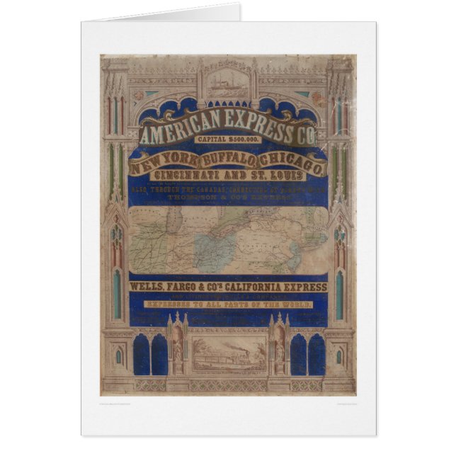 Cartão Propaganda para Califórnia expressa (2546A) (Frente)