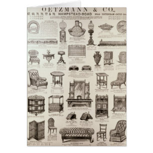 Cartão Propaganda para Oetzmann & Co.