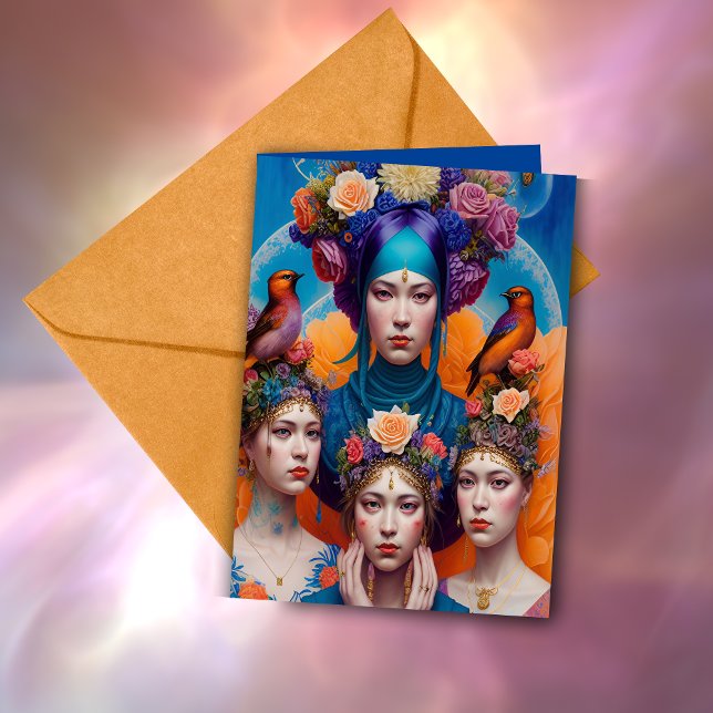 Cartão Proposta de Bridesmaid Eetética Obrigado Fantasy A (Criador carregado)