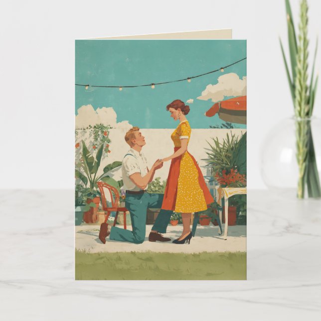 Cartão Proposta de Jardim Vintage Momento (Frente)