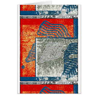 Cartão Propriedades do lago Geranium