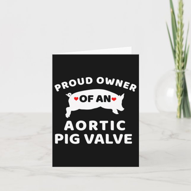 Cartão Proprietário Orgulhoso De Uma Doença Cardíaca De V (Frente)