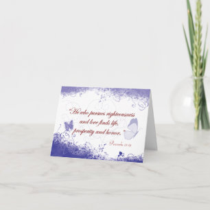 Cartão Prosperity Butterfly Notecard