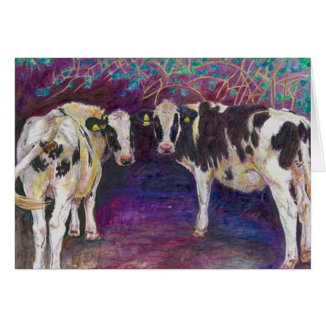 Cartão Protegendo as vacas 2011 (Frente Horizontal)