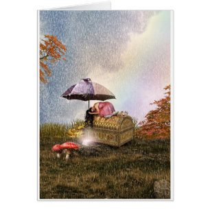 Cartão Protegendo o tesouro