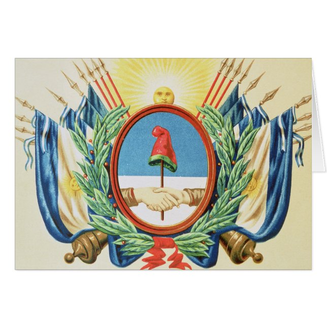 Cartão Protetor da confederação de Argentina (Frente Horizontal)