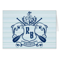 Protetor litoral do remo da âncora dos golfinhos