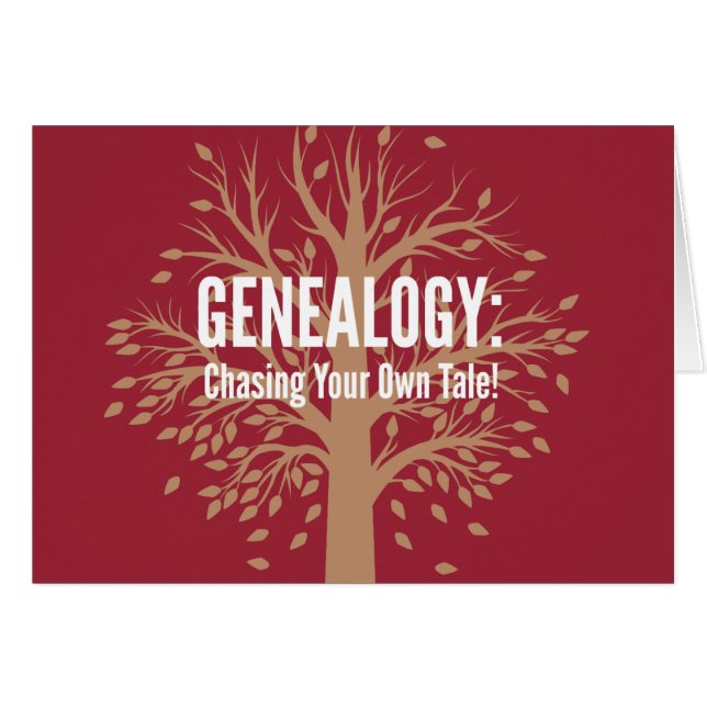 Cartão Protetores Genealógicos (Vermelho) (Frente horizontal)