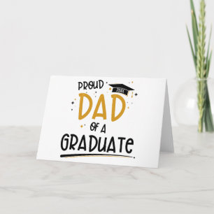 Cartão Proud Dad of a Graduate