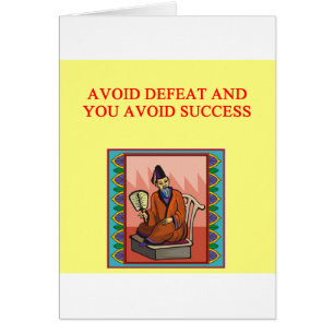 Cartão provérbio chinês sábio