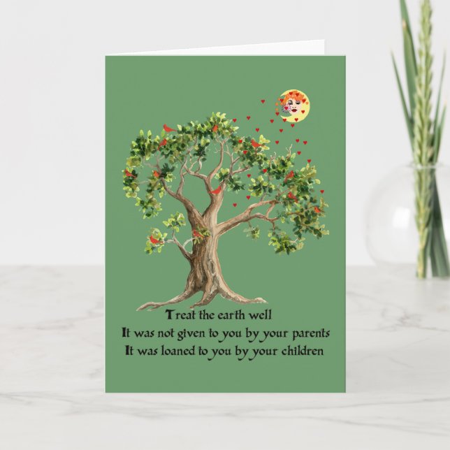 Cartão Provérbio da natureza do Kenyan (Frente)