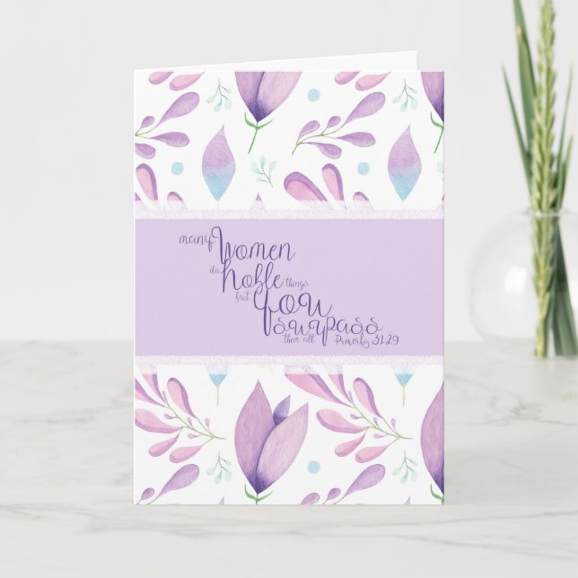 Cartão Provérbios 31:29 (Frente)