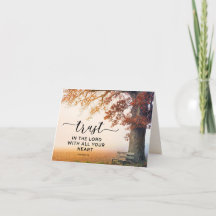 Provérbios 3:5 Confie no Senhor com todo o seu Cor