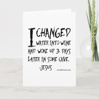 Cartão Provérbios ateus irreverentes e divertidos