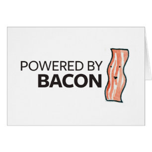 Cartão Psto pelo bacon