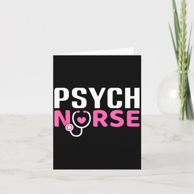Cartão Psych Nurse Believe In Yourself Sitive Quote Desig (Frente)