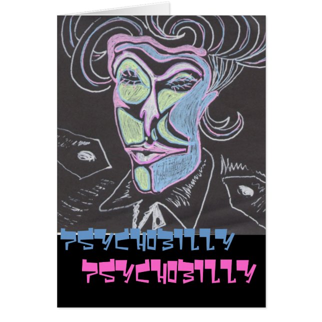 Cartão Psychobilly (Frente)