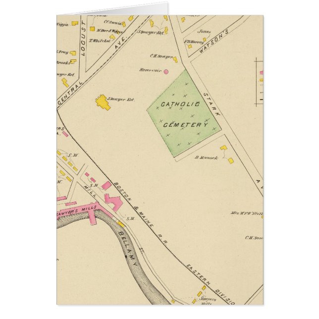 Cartão Pt de Dover, Ward 4 (Frente)