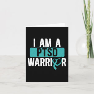 Cartão Ptsd Warrior Posta Transtorno do Estresse Traumáti