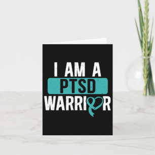 Cartão Ptsd Warrior Posta Transtorno do Estresse Traumáti
