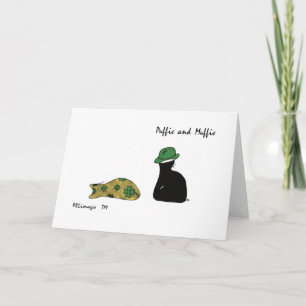 Cartão Puffie and Muffie St. Patrick's Day Card