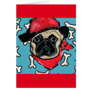 Cartão Pug