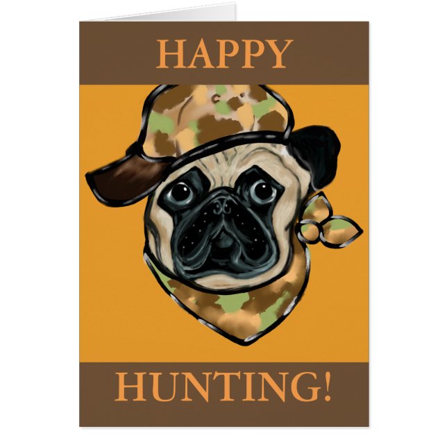 Cartão Pug (Frente)